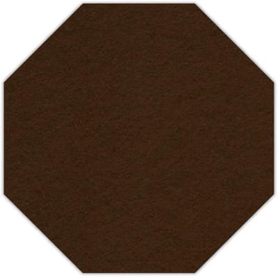 8-hoek vilt onderzetter - Donkerbruin - 6 stuks - ø 95 mm - 8-hoek - Glas onderzetter - Cadeau - Woondecoratie - Woonkamer - Tafelbescherming - Onderzetters Voor Glazen - Keukenbenodigdheden - Woonaccessoires - Tafelaccessoires