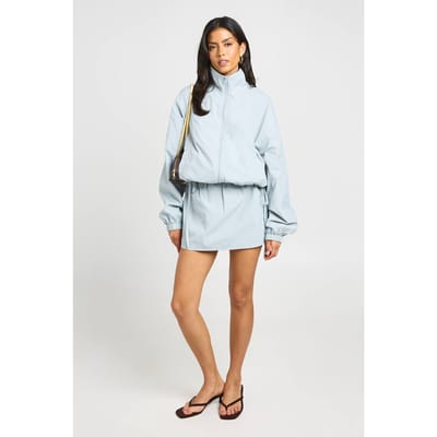 boohoo Dames Lichtgewicht Minirok | Leisteengrijs | Maat: 34