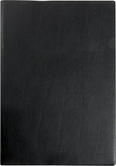 Agenda 2018 - Planning boek - Afspraken plannen - Week per twee pagina's - 24 x 16 cm - Zwart