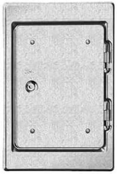 Schoorsteendeur - Kachelklep - Afsluiten Rookkanaal - Goedgekeurd Certificaat - 18x25 cm - Zilver
