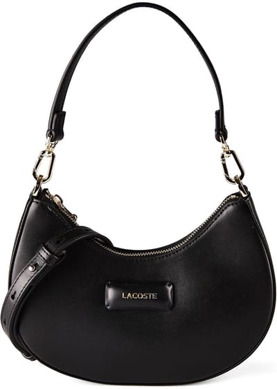 LACOSTE schoudertas Moon Bag Noir zwart
