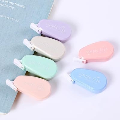 Correctierollers en correctietape set - 6 stuks voor school, kantoor en thuis