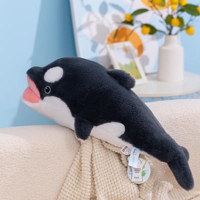 60cm Pluche Knuffel Zeedier Pop Witte Walvis Blauwe Dolfijn Orka Grijze Zeehond Blauwe Haai Dieren Kussen Cadeau 60cm