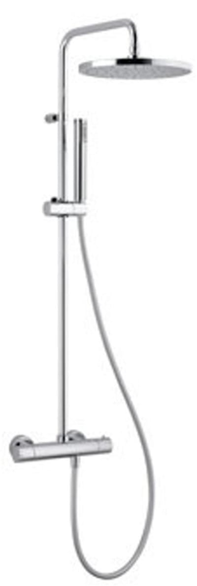 Plieger Royal - doucheset met stortdouche Ø25cm + handdouche - thermostatisch - chroom