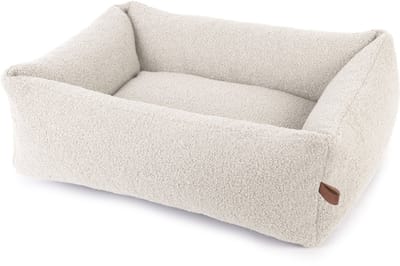 Hondenmand Boucle Snuggle Ivoor Small 65cm - Wasbare Hoes - 4 Maten - 6 Kleuren