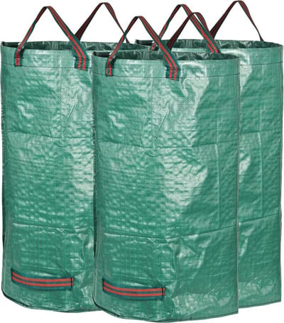 Tuinzakken - Afvalzakken - Tuin opruimen - Scheurbestendig materiaal - 120 liter - Groen