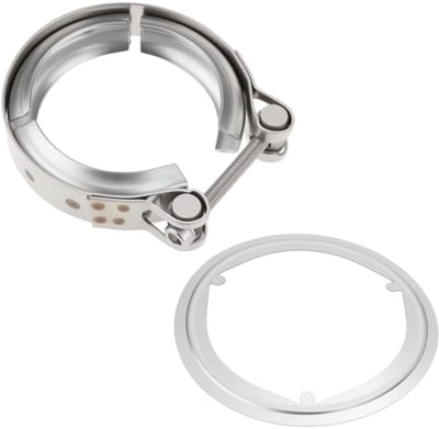 Allecto - Uitlaatpijppakking - V Band Klem Set - Roestvrij Staal - Audi A1 A3 Q3 TT - Duurzaam en Betrouwbaar - Auto Onderdelen - Auto Accessoires
