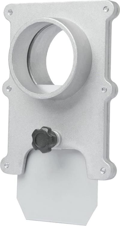 Aluminium Blast Gate 2-1/2 Inch voor Stofzuiger en Afzuigsysteem