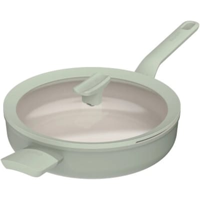 LEO Sauteerpan antikleef met deksel Balance Sage - Ø 26cm - Groen - PFAS-vrij