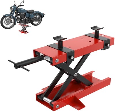 ACXIN Motorfiets Heftafel met Hefstang - 500 kg Draagvermogen - Verstelbare Motor Krik voor Reparatie van Motor, ATV & Quad - Garage & Werkplaats
