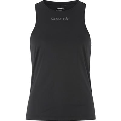 CRAFT CORE ESSENCE SINGLET 2 W Dames Sportshirt - Zwart