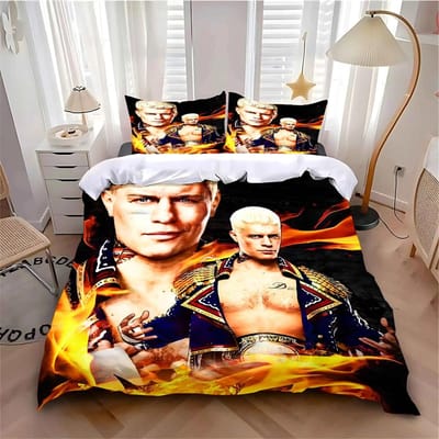Nieuwe Cody Rhodes American Nightmare Beddengoed Set Eenpersoons Twin Volledig Queen King Maat Bed Set Volwassene Kind Slaapkamer Dekbedovertrek Sets Anime 150X200cm 3pcs