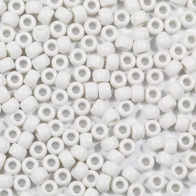Kralen voor armbanden, haarvlechten en ambachten - plastic haarkralen 6x9mm