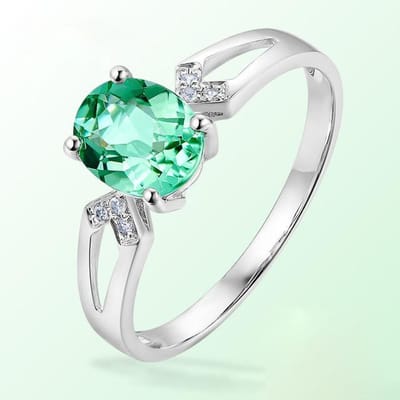 Echte Natuurlijke Turkoois Ring 925 Puur Zilver Hart Ring Emstone Steen voor Vrouwen Bruiloft Verlovings Sieraden Mooie Belofte Antik Perak white