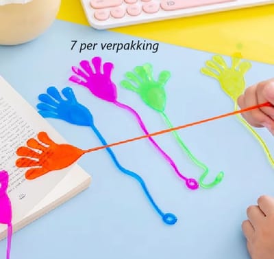 Mini Kleefhandjes - 7 Stuks per Verpakking | Grappige Speeltjes voor Kinderen & Volwassenen