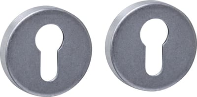 Intersteel Cilinderrozetten verdekt ø53x9mm rvs getrommeld
