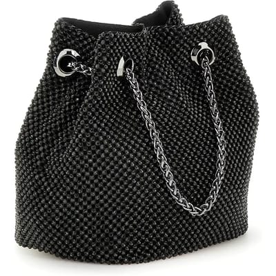 GUESS Avondtas Schoudertas Zalina Mini Pouch Black Zwart