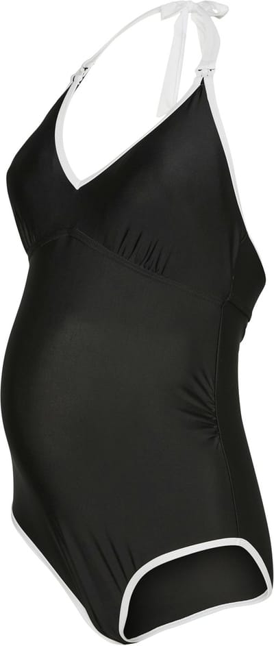 MAMALICIOUS - MLBLAIR HALTER CONTRAST HC SWIMSUIT 2F - Dames - Badpakken