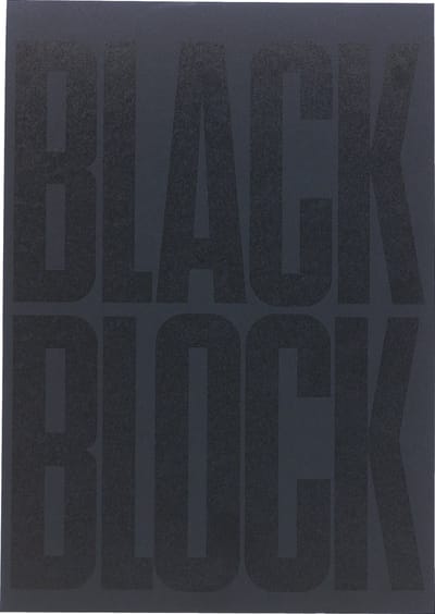 Exacompta 5x Black Block 29,7x21cm - papier geruit 5x5 - 70 bladen. - Zwart - 5700E
