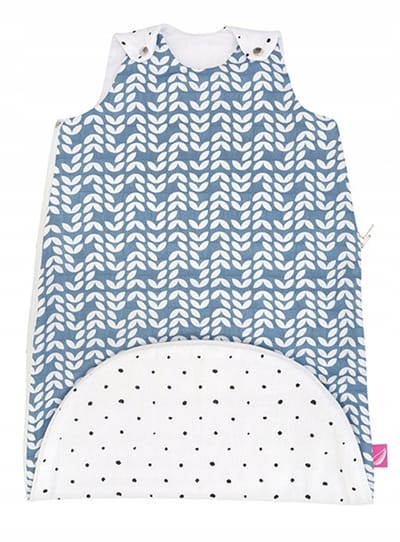 Moederschap Mousseline Slaapzak 2-in-1 (TOG 0,5) Blauw 3-18 mnd