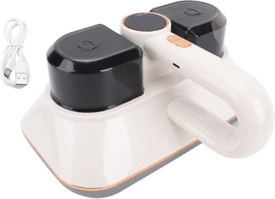 Bed Stofzuiger - Textielreiniger - Diepe Reiniging - Krachtige Zuigkracht - 200ml Stofbak - Zwart
