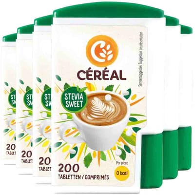 Céréal Stevia Sweet - 6 x 200 tabletten - Voordeelverpakking