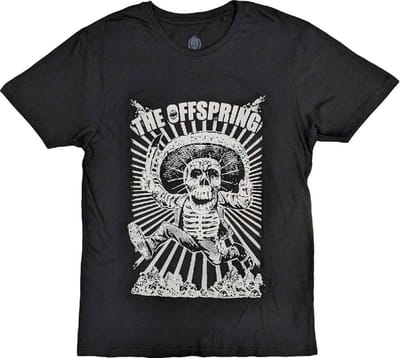 The Offspring - Jumping Skeleton Heren T-shirt - 2XL - Zwart