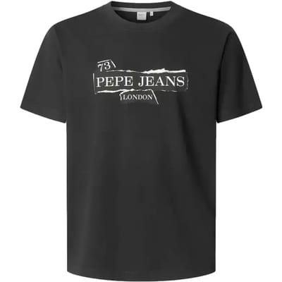 Pepe Jeans Griffin T-shirt Met Korte Mouwen Zwart 2XL Man