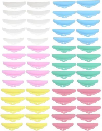 NTH products- Wimperpermanentpads 60 Stuks - Herbruikbare Siliconen - Duurzaam - Gemakkelijk te Reinigen - Wimperstylingtools voor Professionals - Veilig en Allergievrij - Wimperkrulpads
