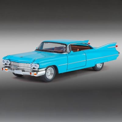 1:32 Cadillac Eldorado Biarritz Klassieke Retro Auto Legering Metaal Diecast Model Auto Huis Trendy Speelgoed Decoraties Verjaardagscadeau Vriend blauw