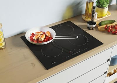 Inductiekookplaat - Glazen Kookplaat - Snel Koken - Energie Management - 59 x 55 cm - Zwart