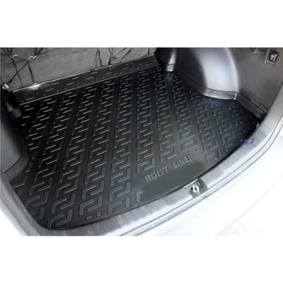Tapis De Coffre Caoutchouc Premium - J&J AUTOMOTIVE - Honda CR-V 2012-2016 - Protection - Sur Mesure - Inodore noir