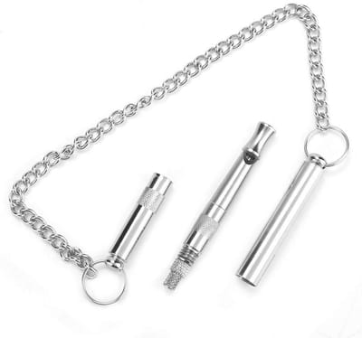 Dailygoods- Hondenfluitje Ultrasoon - Professioneel Hondenfluitje - Instelbare Toonhoogte - Metaal - 12,5 cm - Voor Hondentraining - Fluitje