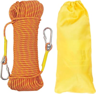Klimtouw Outdoor Touw - Hulpkabel Reddingslijn - Kamperen Tarpaan - Waterproof Scheurbestendig - 8mm 3 Meter - Oranje