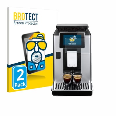 BROTECT - Screenprotector voor DeLonghi PrimaDonna Soul ECAM612.55.SB - Folie Beschermfolie matte 2 Stuks