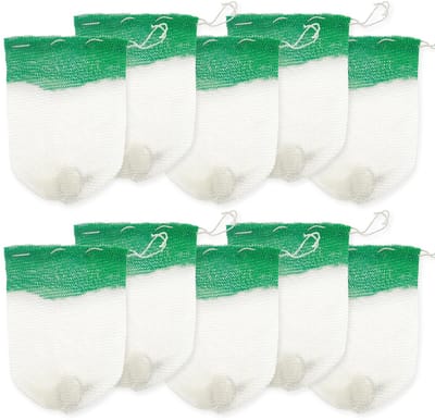 Allecto - Propaan Lantaarn Mantels - 10 Stuks U-Vorm - Hoge Kwaliteit - Wit en Groen - Ideaal voor Buiten - Geschikt voor Propaan Lantaarns