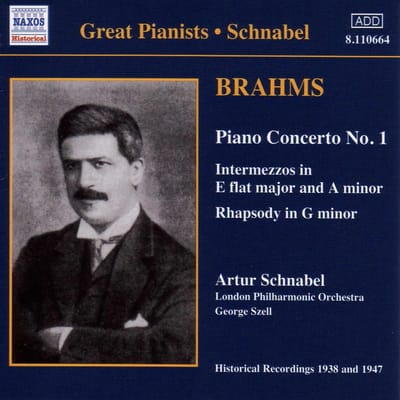 Artur Schnabel - Brahms: Piano Concerto 1 (CD)