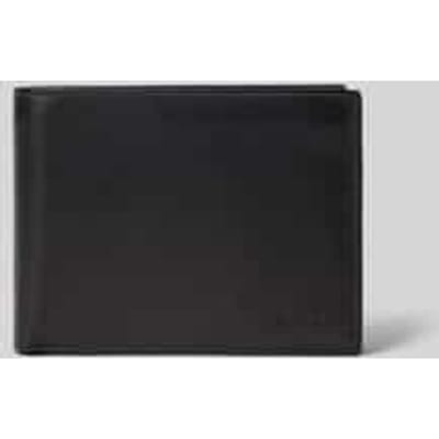 VALENTINO Leren Portemonnee Mandrin Wallet Nero Zwart