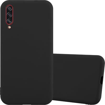 Cadorabo Hoesje geschikt voor Samsung Galaxy A70 / A70s in CANDY ZWART - Beschermhoes gemaakt van flexibel TPU silicone Case Cover
