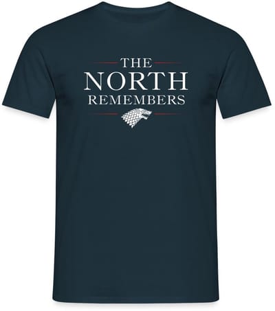 Game Of Thrones The North Remembers T-Shirt Heren