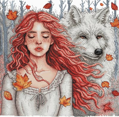 Borduurpakket AVA Stitch - Autumnal Silence - Herfstachtige Stilte - 057