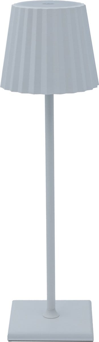 Luxus Europe - Tafellamp Touch Aafke Wit - Draadloze LED Tafellamp Binnen - USB-C Oplaadbaar - Touchbediening - Dimbaar