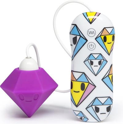 Tokidoki - Siliconen Clitoris Vibrator - Diamant - Paars