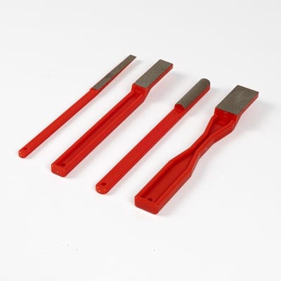 Diamantvijlen Set - Metaalvijlen Fijn - Precisie Slijpen - Set van Vier - 160 mm Lengte