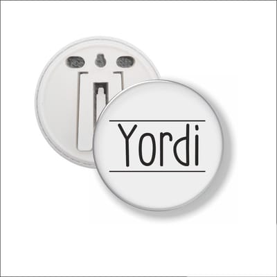 Button Met Clip 58 MM - Yordi