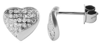 AKZENT Akzent damesoorbel "Zoey" van 925 Sterlingzilver, geplateerd met rhodium, duurzaam
