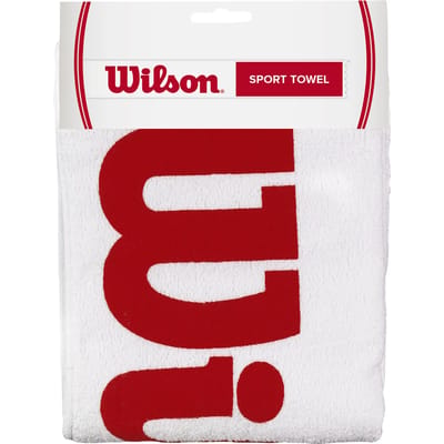 Wilson Sport Handdoek 60x120cm-Wit,Rood
