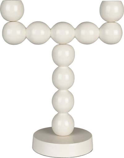 Zuiver Bubbles Kandelaar Two Shiny Beige