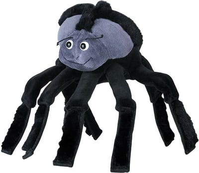 Beleduc Handpop Spin - poppentheater figuur - dier - zwart - 22 cm