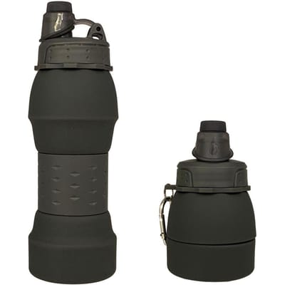 Outdoor Eetbare Siliconen Opvouwbare Fles Reizen Draagbaar Draagbare Siliconen Fles Reizen Fitness Sport Waterfles 500ml1PCS